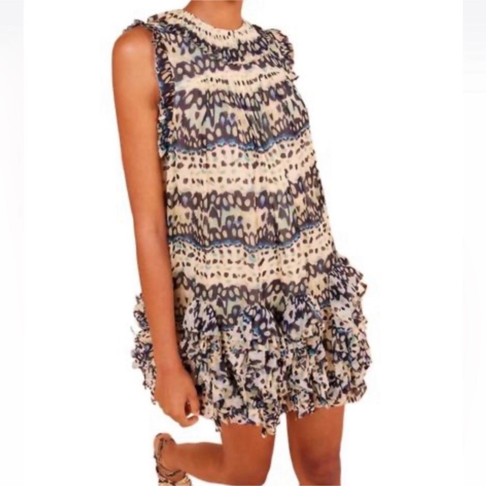 ULLA JOHNSON miri mini dress in mariposa Sz 8